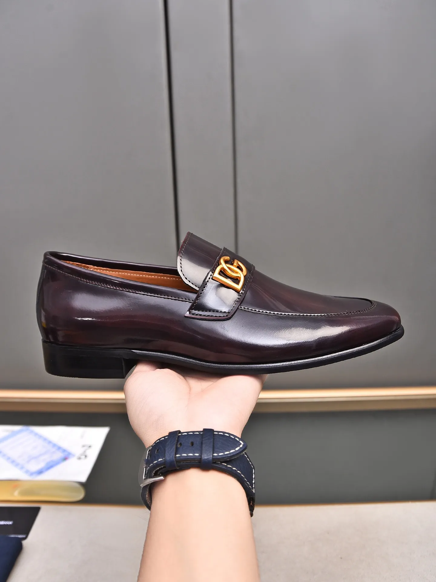👍👍Men's shoes💰480 **Boutique recommendation**DG**The latest business formal leather shoes, official website synchronization, top version on the market, purely handmade. Fabric: imported calfskin with water-dyed cow lining 38, 39, 40, 41, 42, 43, 44 (customized at 45
